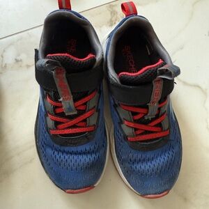 Skechers Kids Navy and Crimson Sneakers